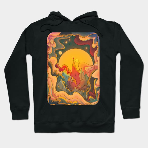 A mystical forest Hoodie by Swadeillustrations